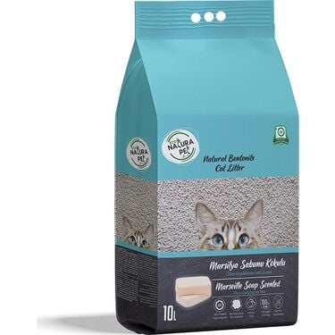 Eco Natura Pet Marsilya Sabunu Kokulu Kalın Taneli Kedi Kumu (10 L)