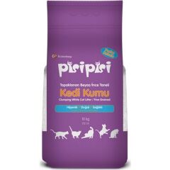 Eczacıbaşı Pisi Pisi Pudra Kokulu İnce Taneli Bentonit Kedi Kumu (10 kg)