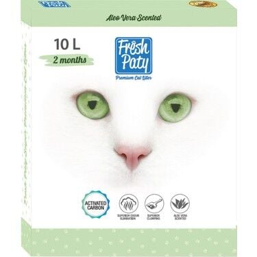 Fresh Paty Aktif Karbonlu Aloe Vera Kokulu Kedi Kumu (10 L)