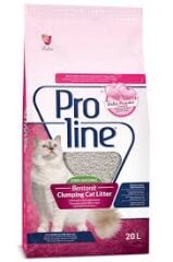 Proline İnce Taneli Bentonit Bebek Pudralı Topaklanan Kedi Kumu (5 L)