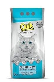 Quik Bentonit Marsilya Sabunu Kokulu İnce Taneli Kedi Kumu (5 L)