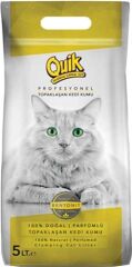 Quik İnce Taneli Topaklanan Kedi Kumu (5 L)