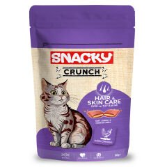 Snacky Crunchy Saç & Cilt Bakımı Tavuk Etli Kedi Ödülü (60 g)