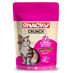 Snacky Crunchy Tavuk Etli ve Peynirli Strong Bones Kedi Ödülü (60 g)