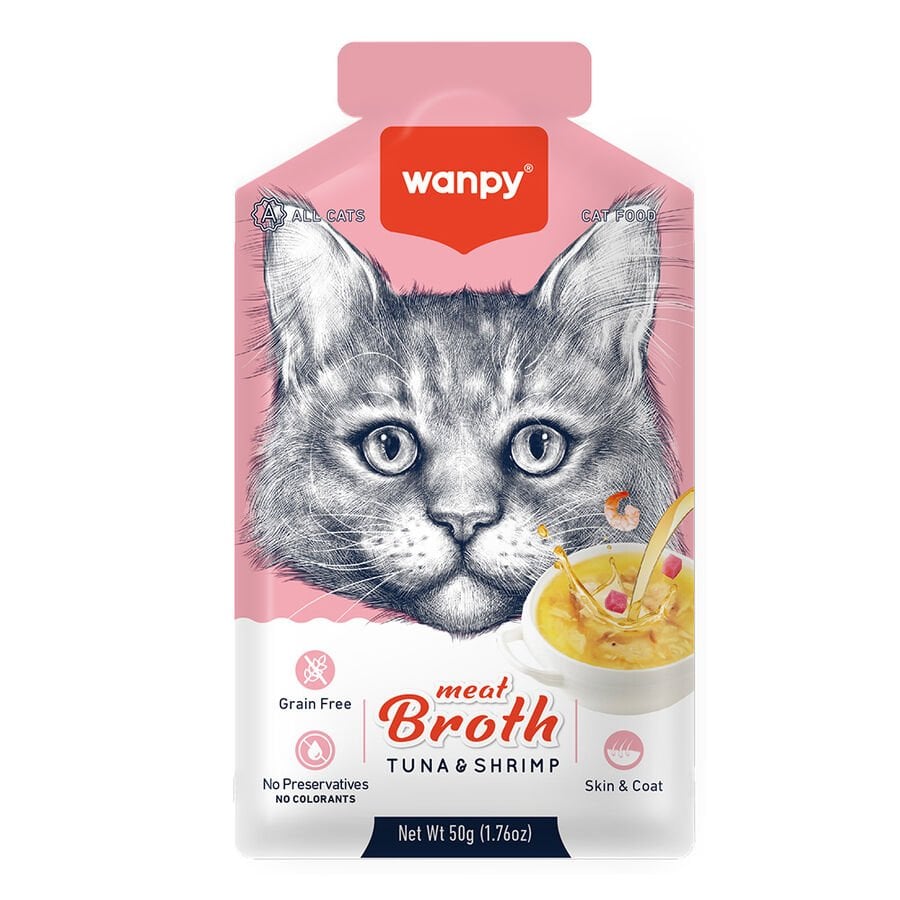 Wanpy Karides ve Ton Balığı Eti Çorbası (50 g)