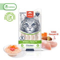 Wanpy Kidney Health Tavuk Etli ve Sebzeli Kedi Ödülü (5 x 14 g)
