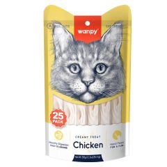 Wanpy Tavuk Etli Sıvı Kedi Ödül Maması (25 x 14 g)