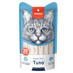 Wanpy Ton Balıklı Sıvı Kedi Ödül Maması (25 x 14 g)