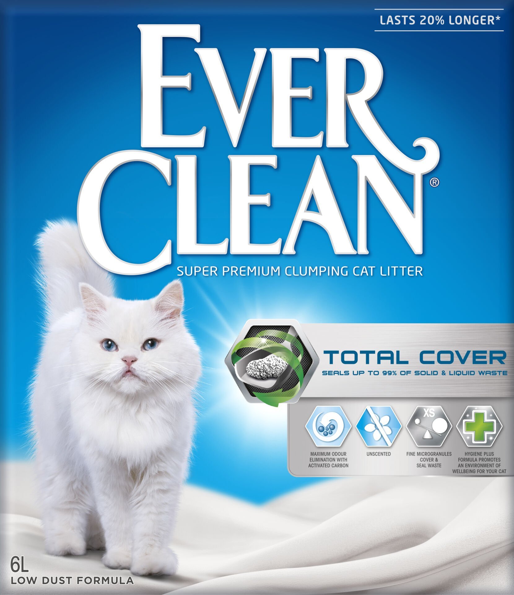 Ever Clean Total Cover 6L Kedi Kumu