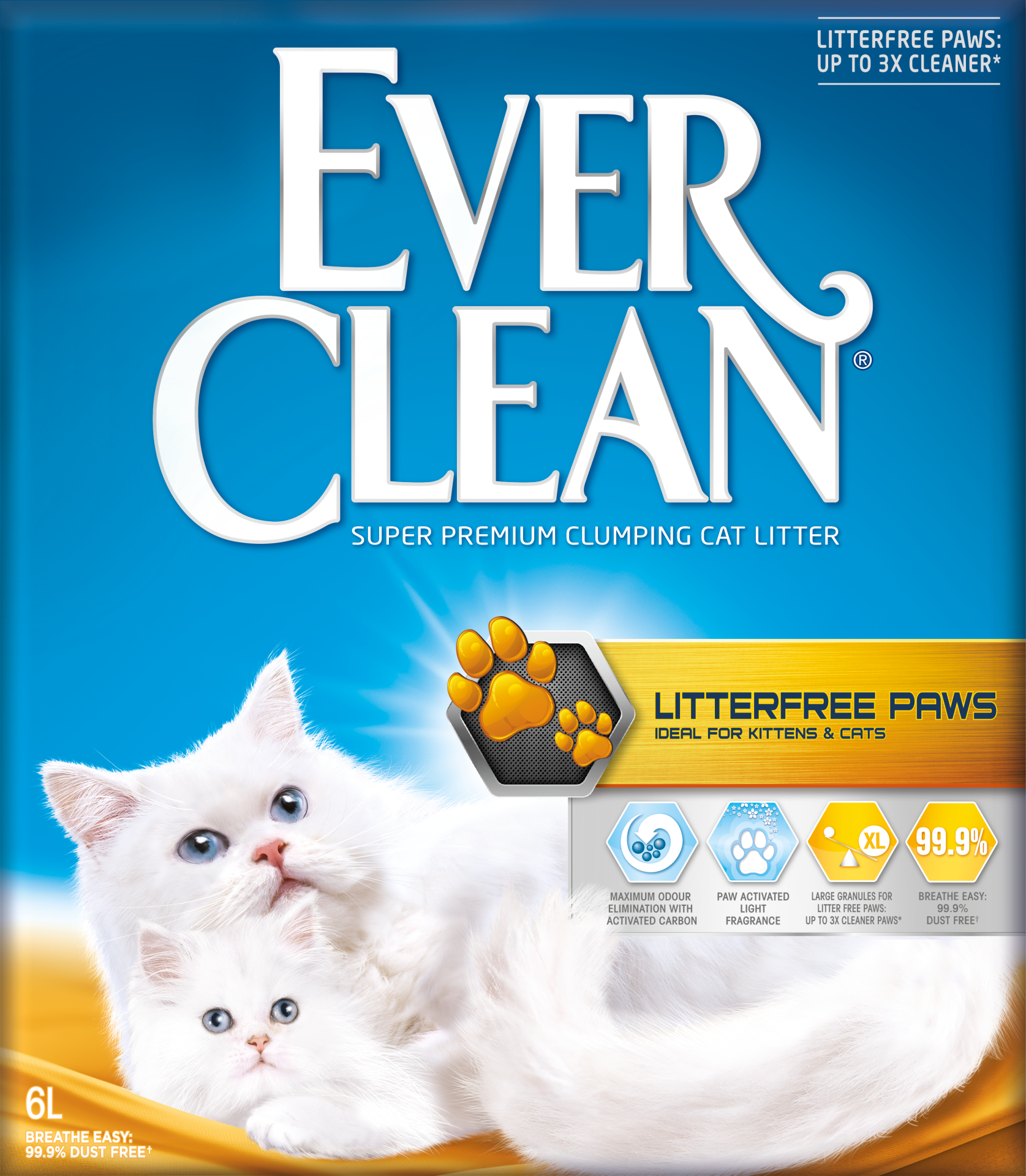 Ever Clean Litterfree Paws 6L Kedi Kumu