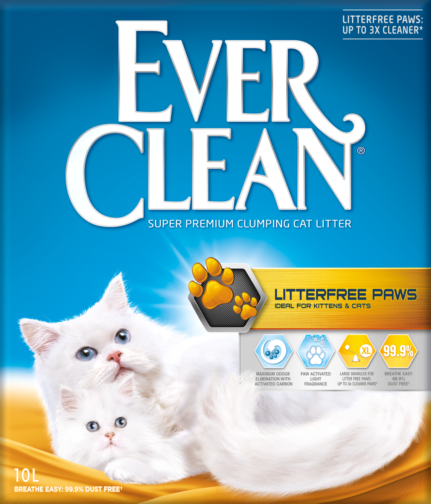 Ever Clean Litterfree Paws 10L Kedi Kumu
