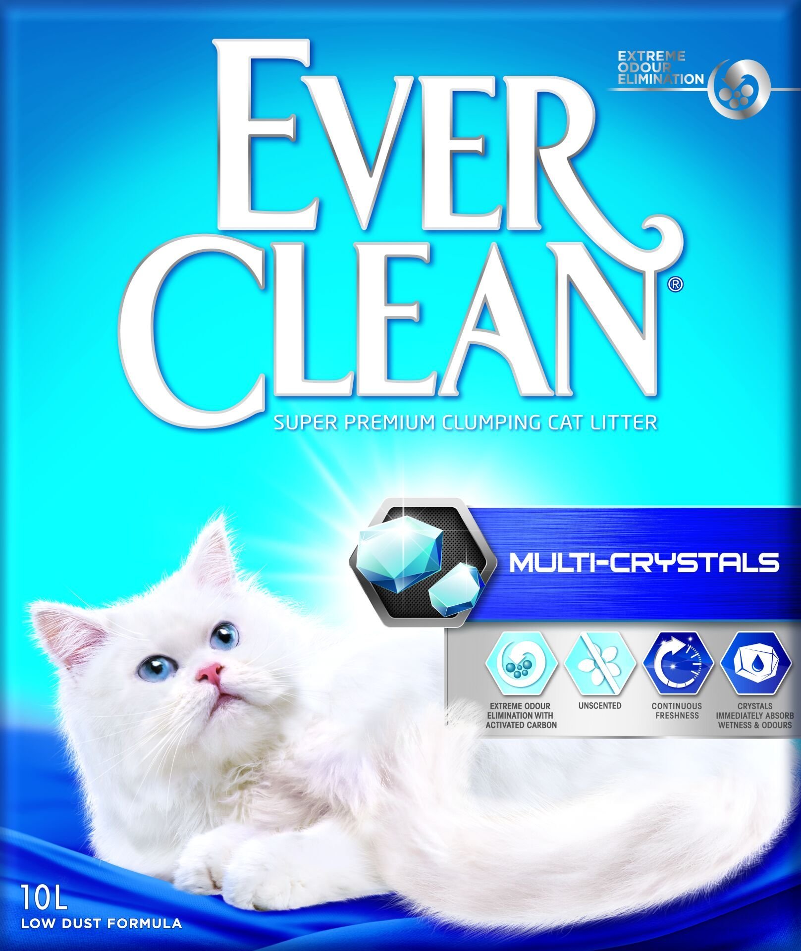 Ever Clean Multi-Crystals 10L Kedi Kumu