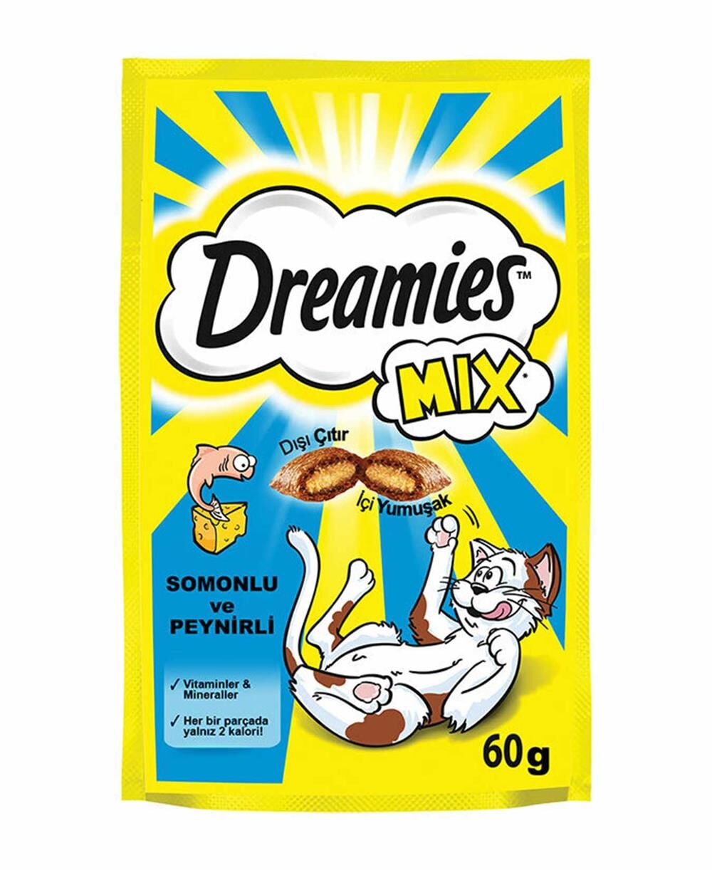 Dreamies Somon Ve Peynirli Kedi Ödülü 60 Gr