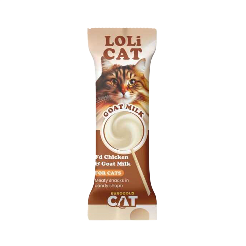 EuroGold Tavuk Etli ve Keçi Sütlü Kedi Ödül Maması (1,5 g)